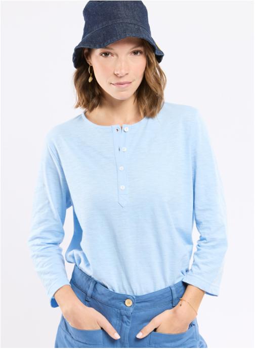 Armor Lux Tee-shirts T-shirt 75958 placid blue femme bleu