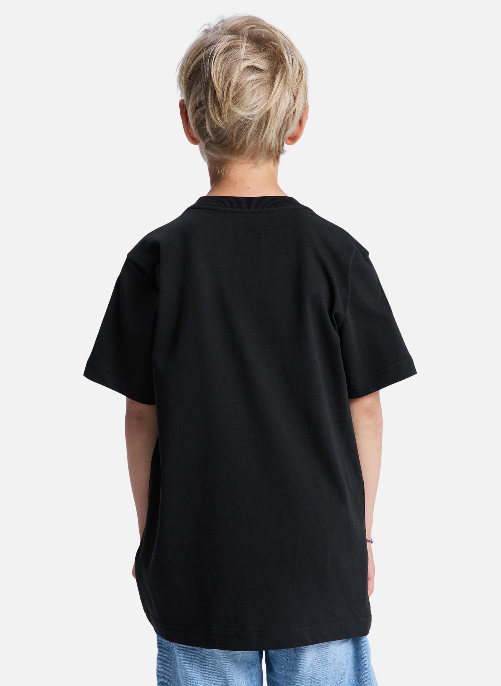 Sonic the Hedgehog T-Shirt Noir à Manches Courtes pour Garçons