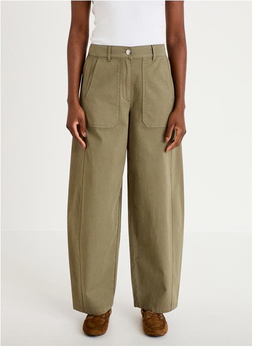 Cache Cache Pantalons droit BARRYFRESH femme vert