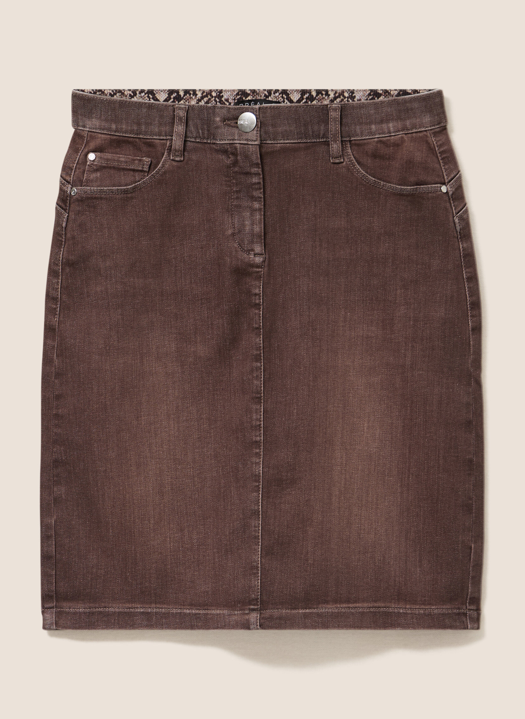 Jupes mi-longues JESIZEL femme marron Bréal Jupes mi-longues JESIZEL femme marron Marron clair