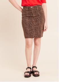 Jupes mi-longues JESIZEL femme marron