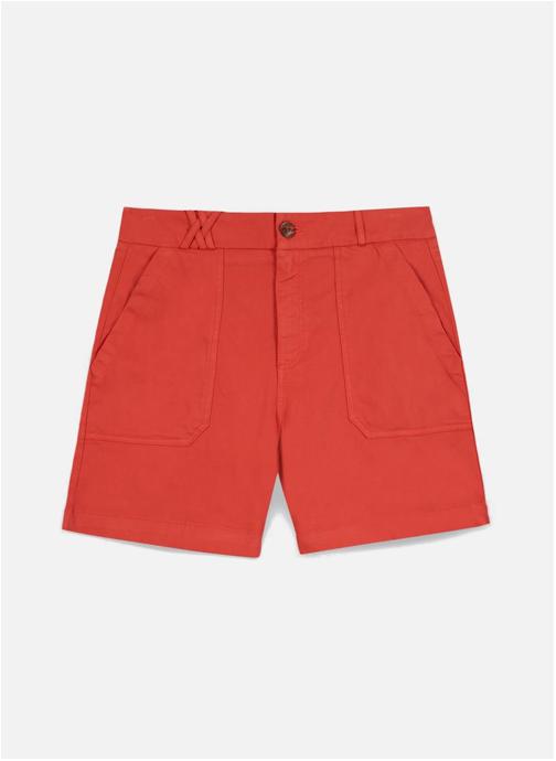 TBS Bermudas Pantacourt SINTABER HIBISCUS femme rouge