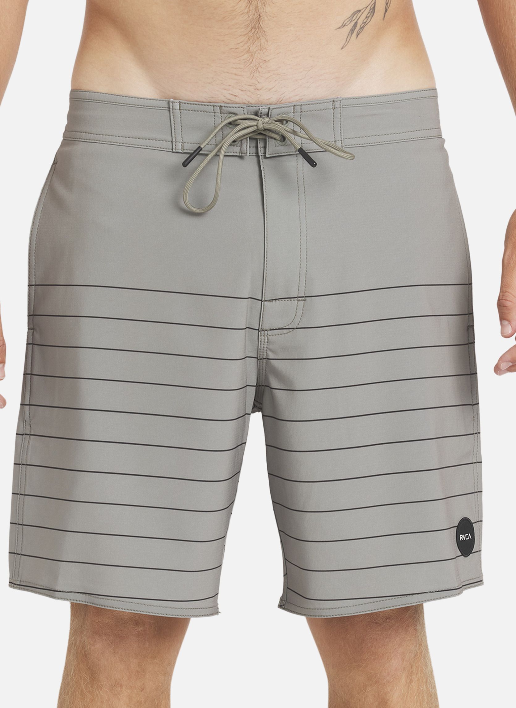 Shorts de bain Steady Stripe homme gris RVCA Shorts de bain Steady Stripe homme gris Gris