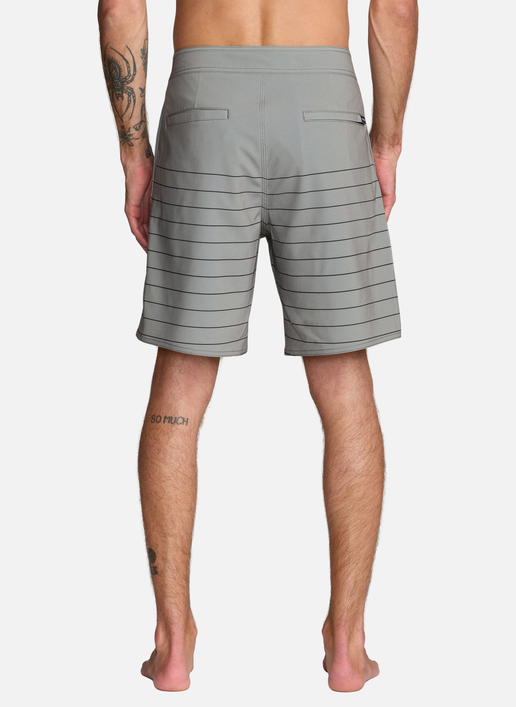 Shorts de bain Steady Stripe homme gris RVCA Shorts de bain Steady Stripe homme gris Gris