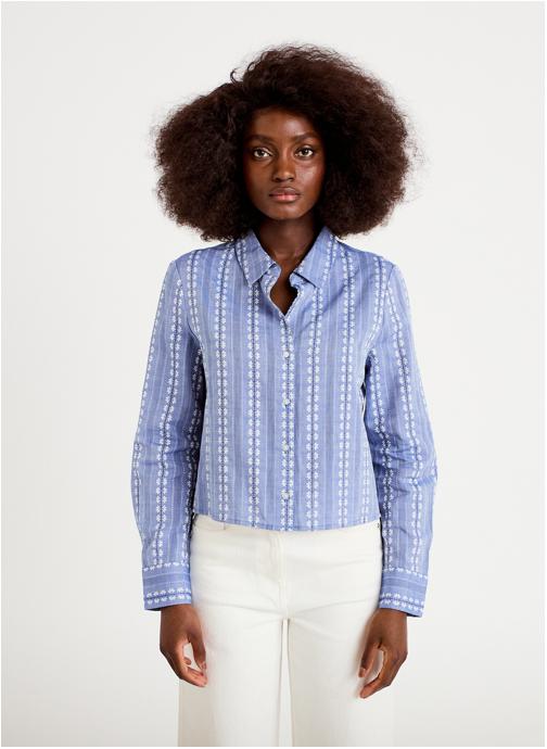 Cache Cache Chemises CHENOEUDOS femme bleu