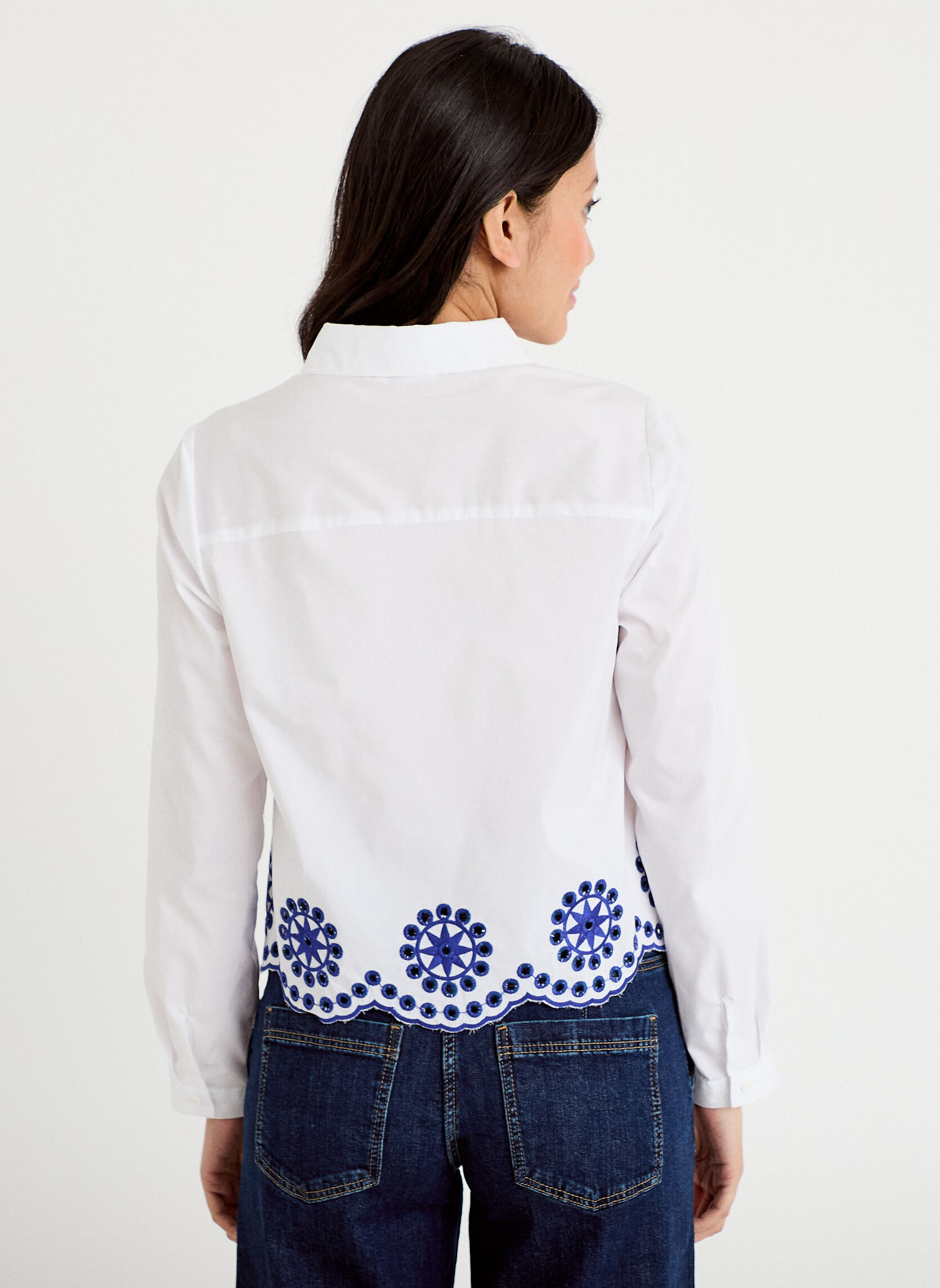 Chemises CHEMANGLAIS2 femme blanc Cache Cache Chemises CHEMANGLAIS2 femme blanc Blanc