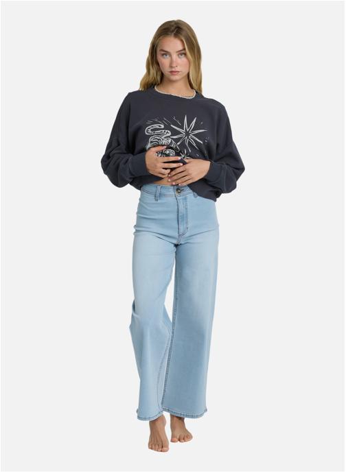 Billabong Jeans droit Free Fall Indigo femme bleu