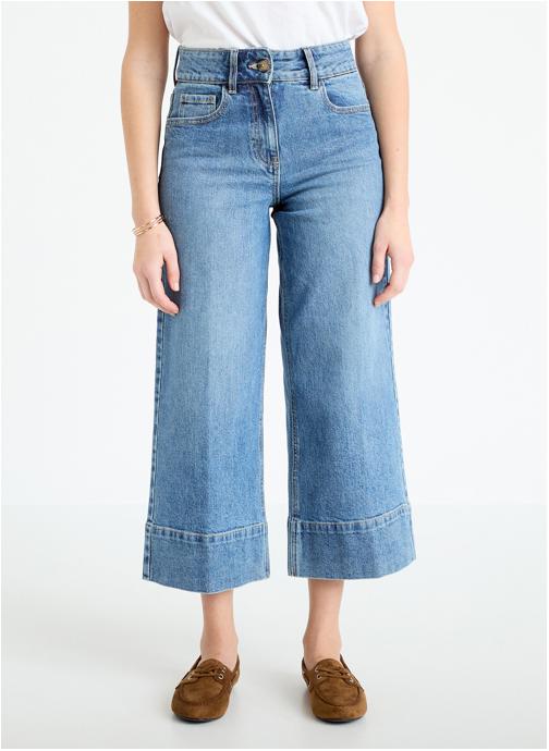 Cache Cache Jeans droit DELHO-DECRO femme bleu