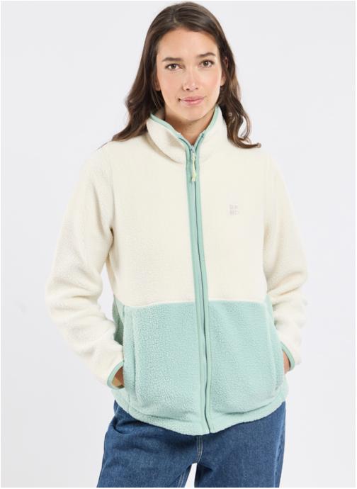 Bermudes Vestes polaires Polaire Mazzy milk femme vert