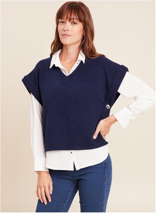 Bréal Tops TIMARLONE femme bleu