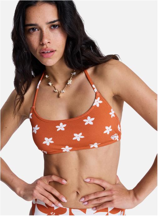 Roxy Hauts de maillot balconnet Hazy Days Bralette femme orange