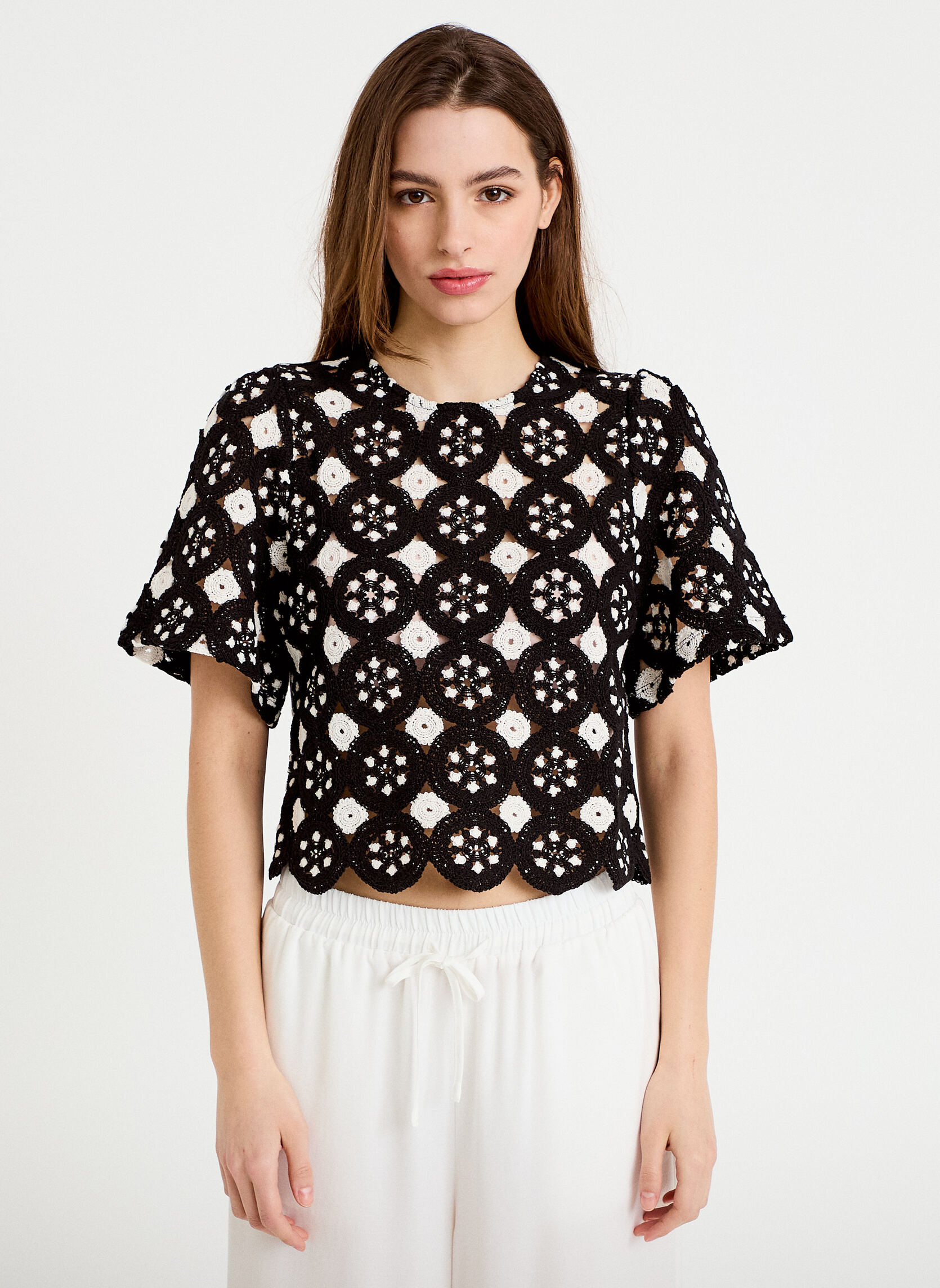 Tee-shirts KMACBICO femme blanc Cache Cache Tee-shirts KMACBICO femme blanc Blanc