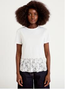 Tee-shirts KTEEDENT femme blanc Cache Cache Tee-shirts KTEEDENT femme blanc Blanc