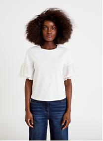 Tee-shirts KSMALLBROD femme blanc Cache Cache Tee-shirts KSMALLBROD femme blanc Blanc