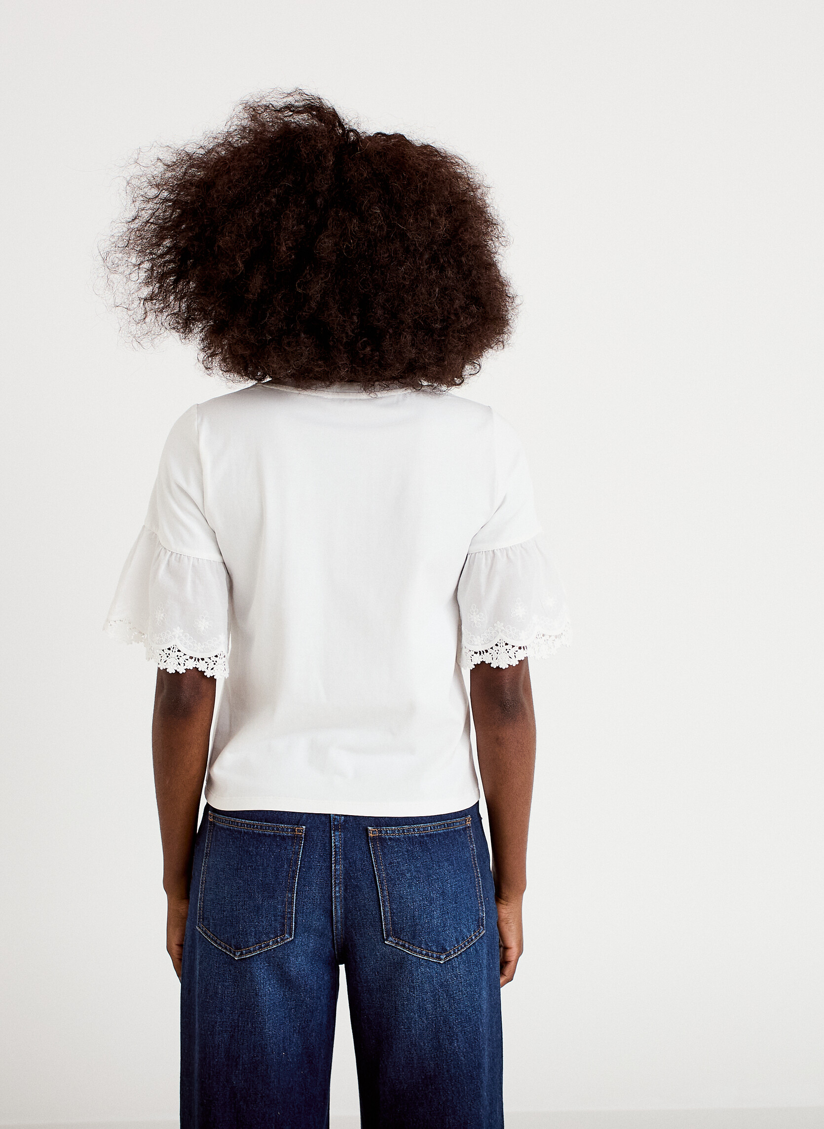 Tee-shirts KSMALLBROD femme blanc Cache Cache Tee-shirts KSMALLBROD femme blanc Blanc