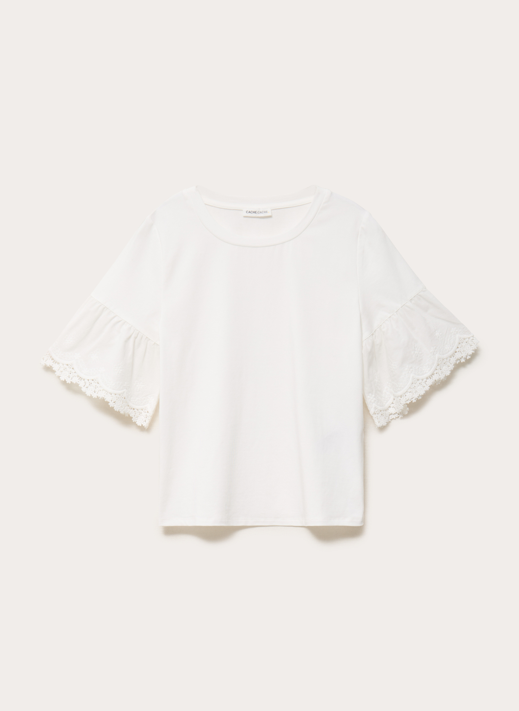 Tee-shirts KSMALLBROD femme blanc Cache Cache Tee-shirts KSMALLBROD femme blanc Blanc