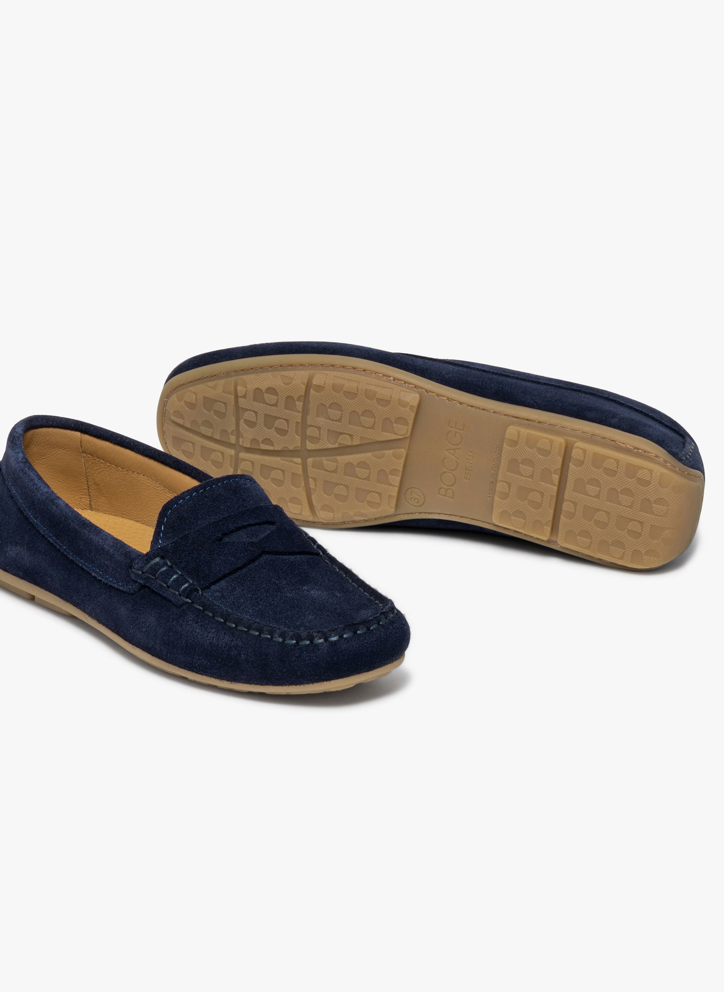 Mocassins ANDY femme bleu Bocage Mocassins ANDY femme bleu Bleu foncé