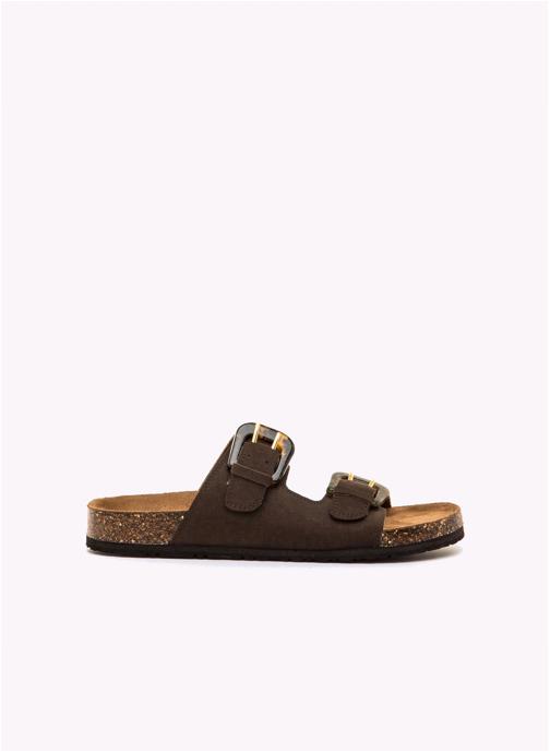 MTNG Sandales Sandales plates Femme MTNG LAZY marron femme noir