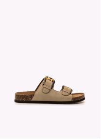 Sandales Sandales plates Femme MTNG LAZY marron femme beige MTNG Sandales Sandales plates Femme MTNG LAZY marron femme beige Beige