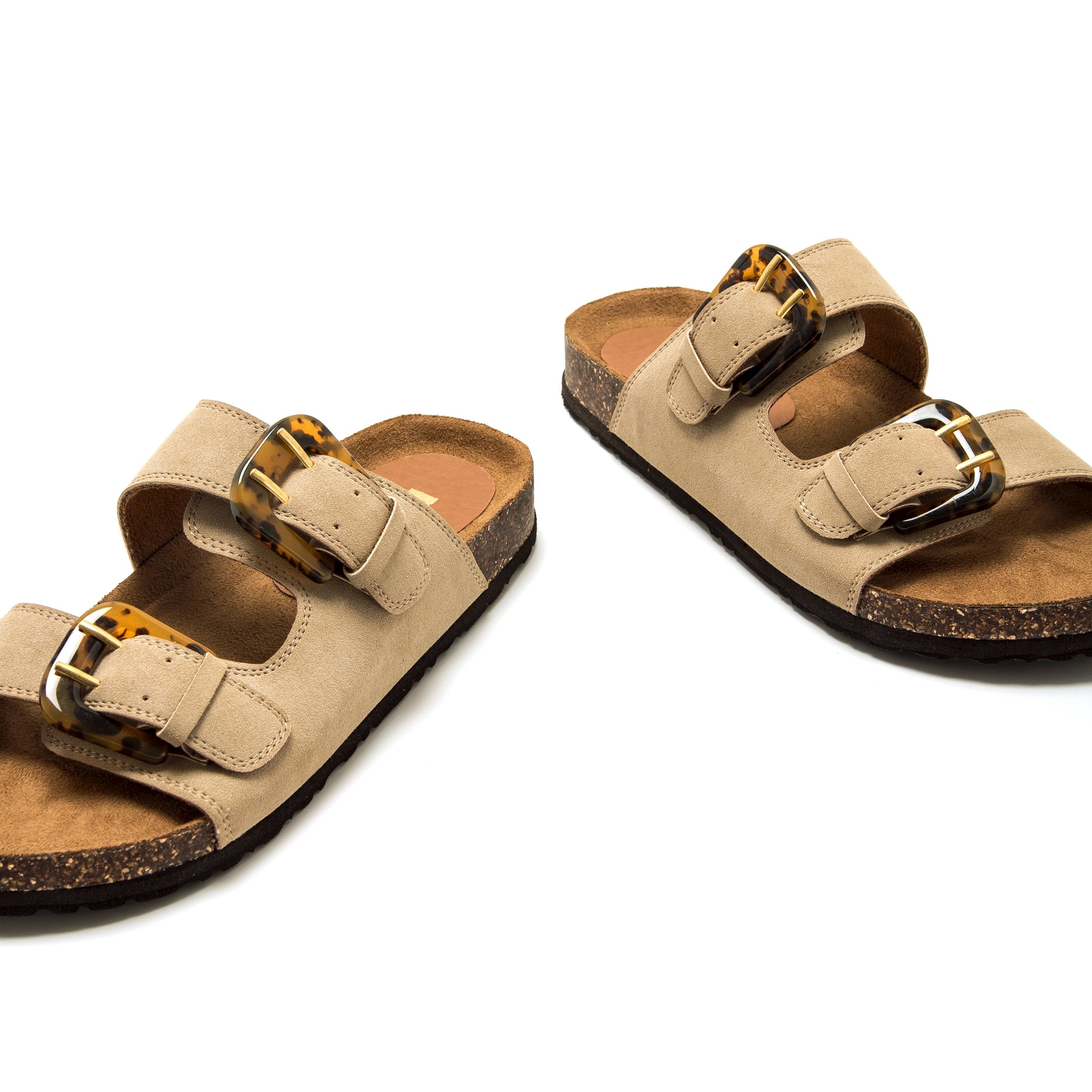 Sandales Sandales plates Femme MTNG LAZY marron femme beige MTNG Sandales Sandales plates Femme MTNG LAZY marron femme beige Beige