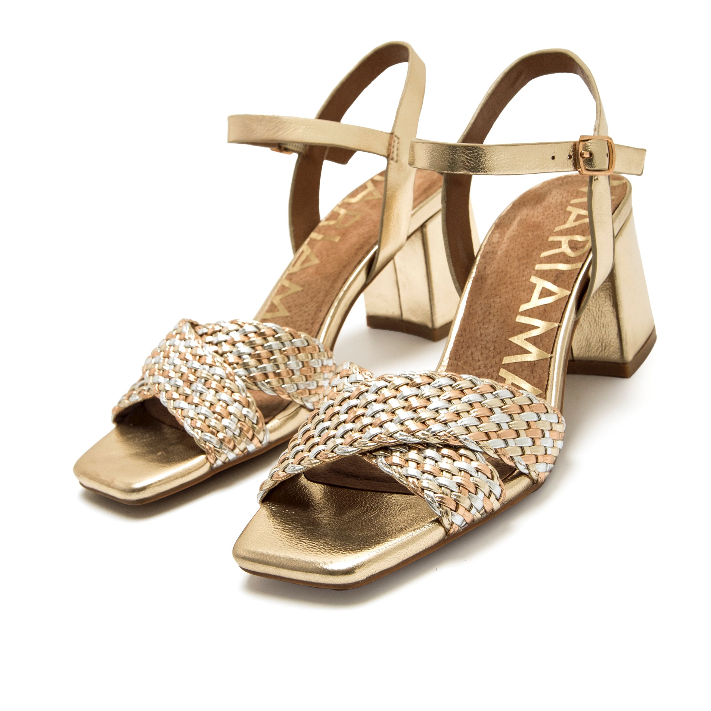 Sandales Sandales à talons Femme MARIAMARE 68774 rose femme or et bronze MARIAMARE Sandales Sandales à talons Femme MARIAMARE 68774 rose femme or et bronze Or