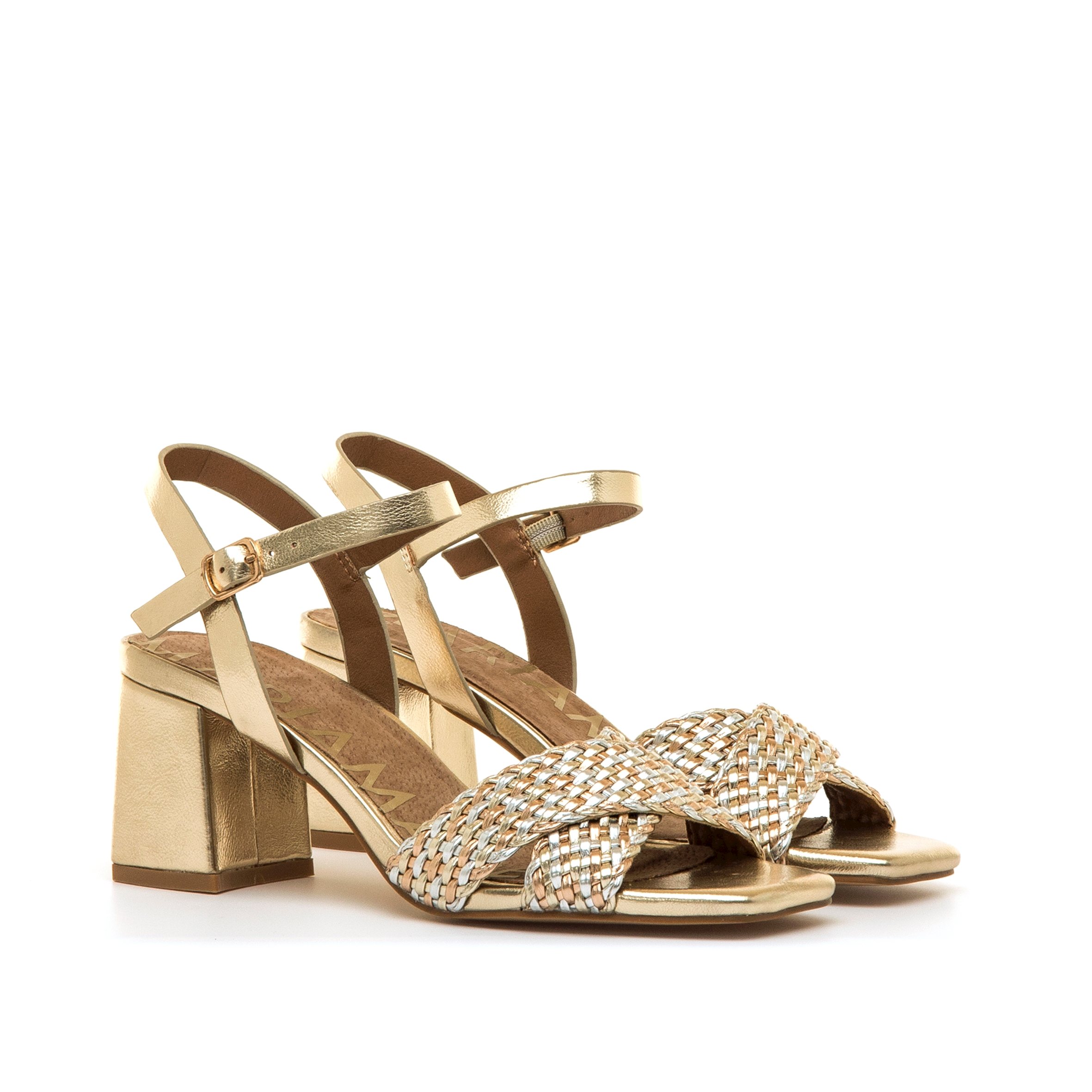 Sandales Sandales à talons Femme MARIAMARE 68774 rose femme or et bronze MARIAMARE Sandales Sandales à talons Femme MARIAMARE 68774 rose femme or et bronze Or