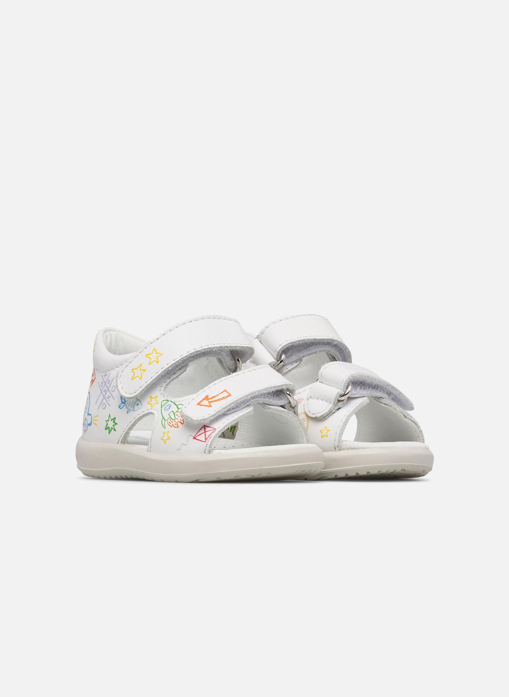 Sandales Sandales FLIMPY Blanc- garçon blanc Falcotto Sandales Sandales FLIMPY Blanc- garçon blanc Blanc