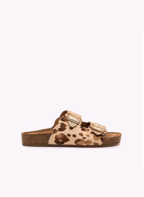 MTNG Sandales Sandales plates Femme MTNG LIN marron femme beige