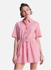 Combi-shorts Real Tomorrow Stripe femme rouge Roxy Combi-shorts Real Tomorrow Stripe femme rouge Rouge