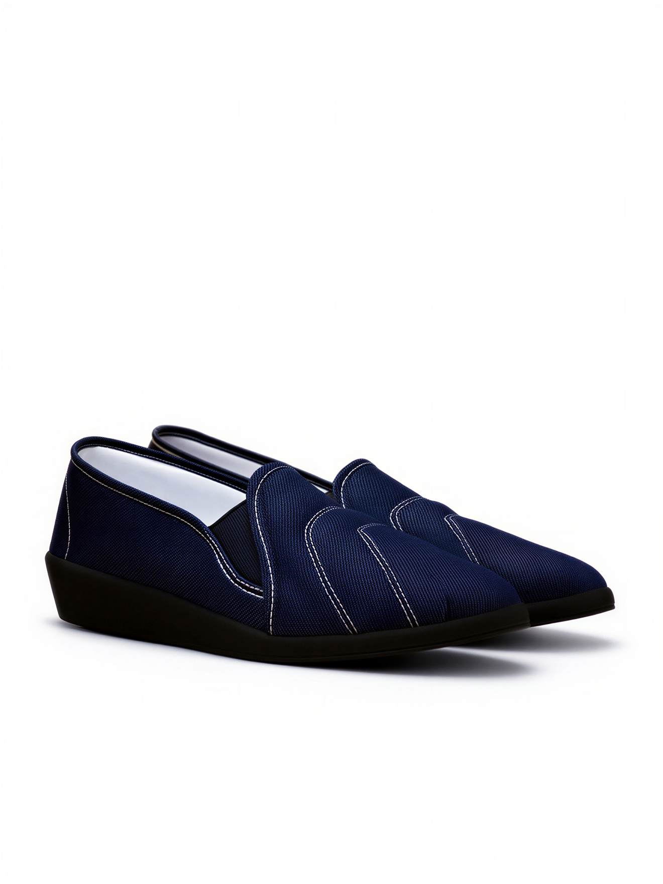 Chaussons PANTOUFLES femme bleu Pediconfort Chaussons PANTOUFLES femme bleu Bleu