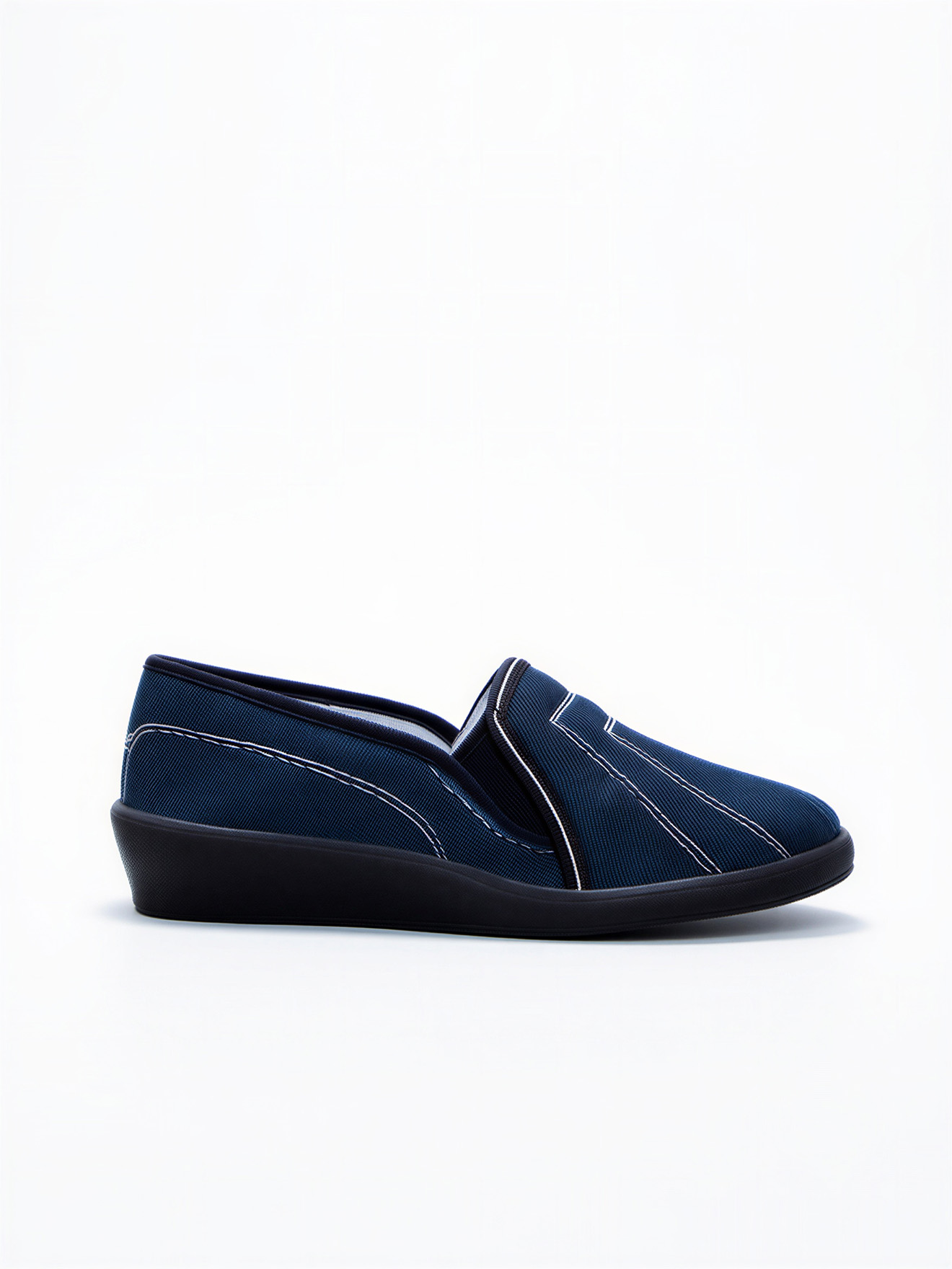 Chaussons PANTOUFLES femme bleu Pediconfort Chaussons PANTOUFLES femme bleu Bleu