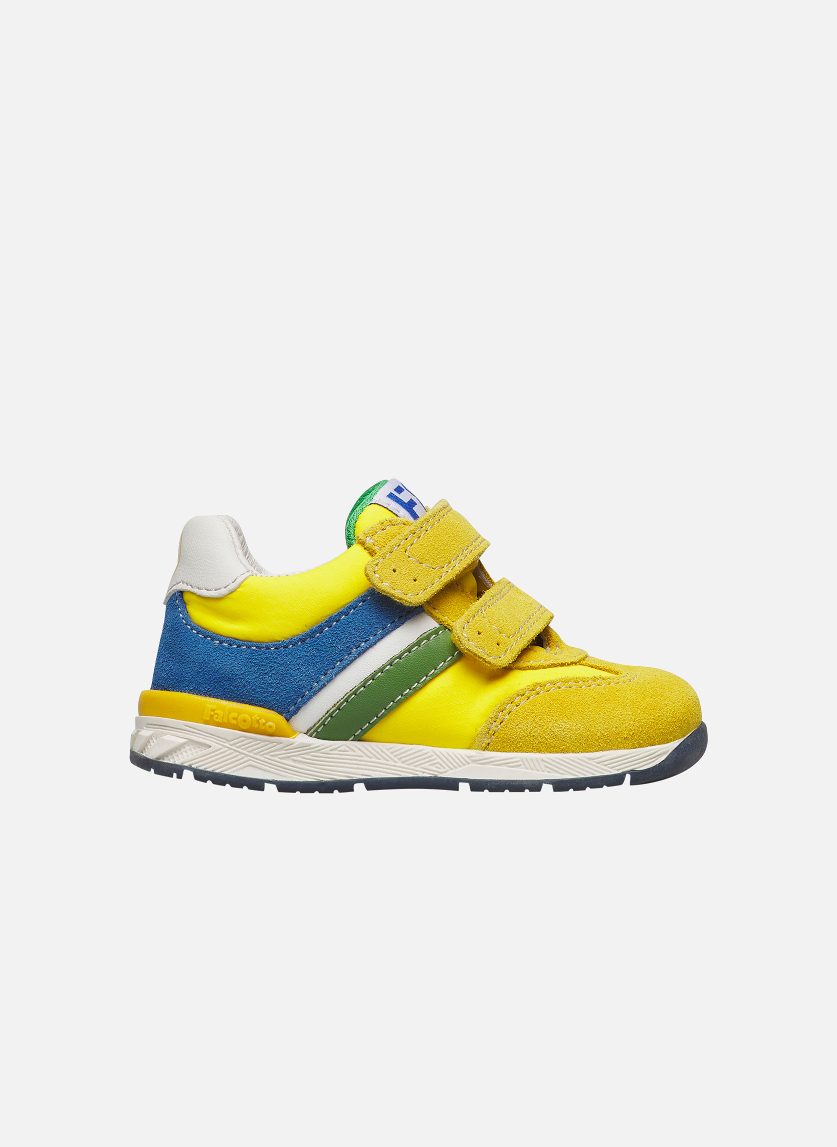 Baskets basses Sneakers DARM VL. Céleste-Blanc garçon jaune Falcotto Baskets basses Sneakers DARM VL. Céleste-Blanc garçon jaune Jaune