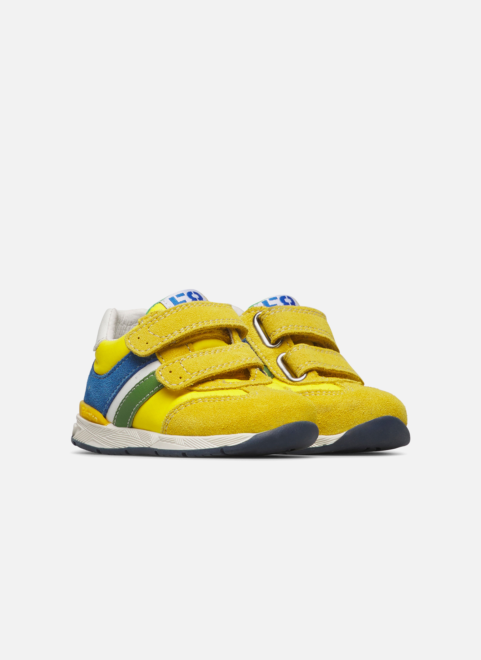 Baskets basses Sneakers DARM VL. Céleste-Blanc garçon jaune Falcotto Baskets basses Sneakers DARM VL. Céleste-Blanc garçon jaune Jaune