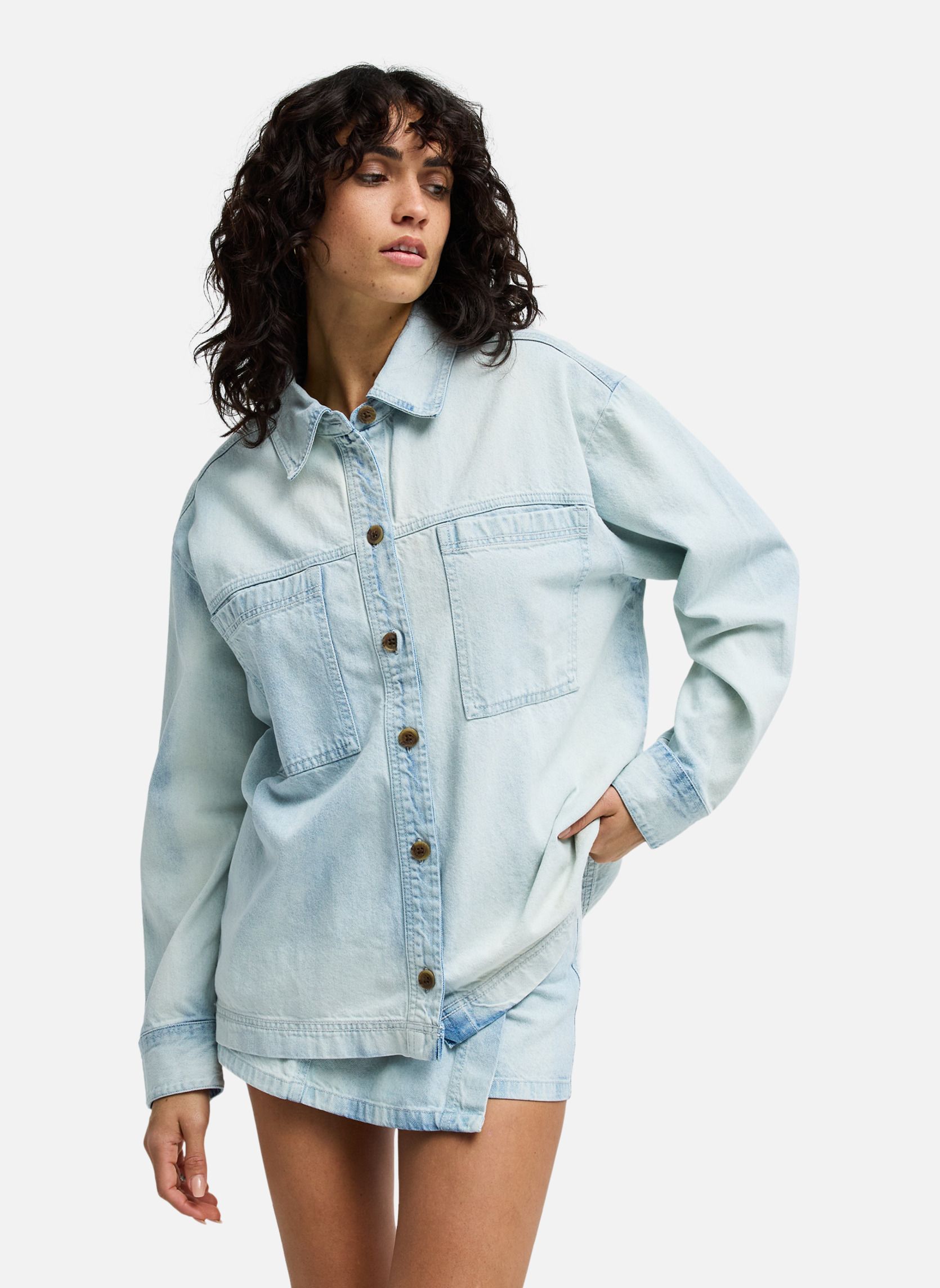 Vestes en jean Jade Saltwashed femme bleu Billabong Vestes en jean Jade Saltwashed femme bleu Bleu