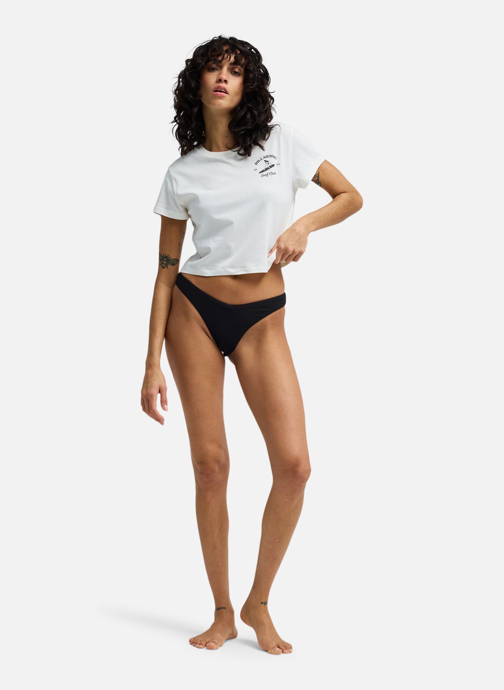 Tee-shirts Surf The Waves femme blanc Billabong Tee-shirts Surf The Waves femme blanc Blanc