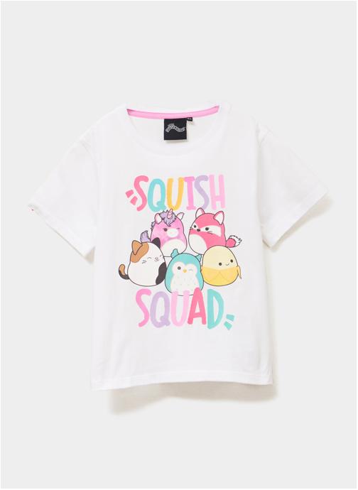 SQUISHMALLOW Tee-shirts SHL_ROUGET fille blanc