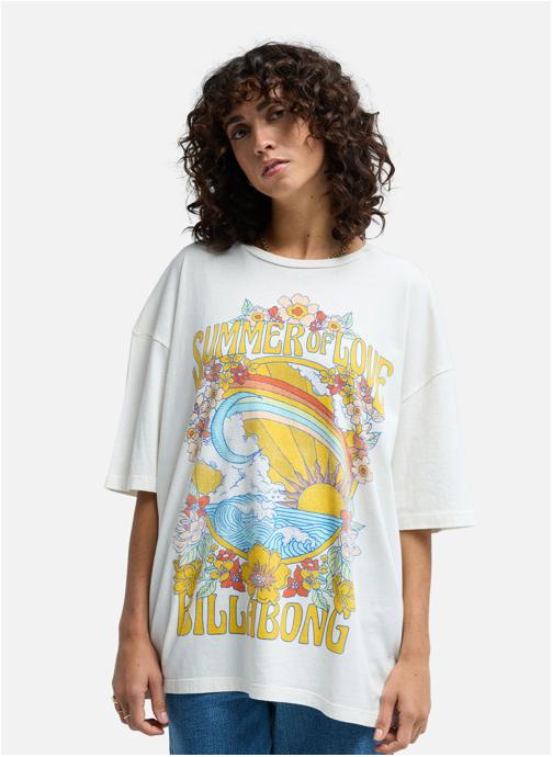 Billabong Tee-shirts Summer Of Love femme blanc