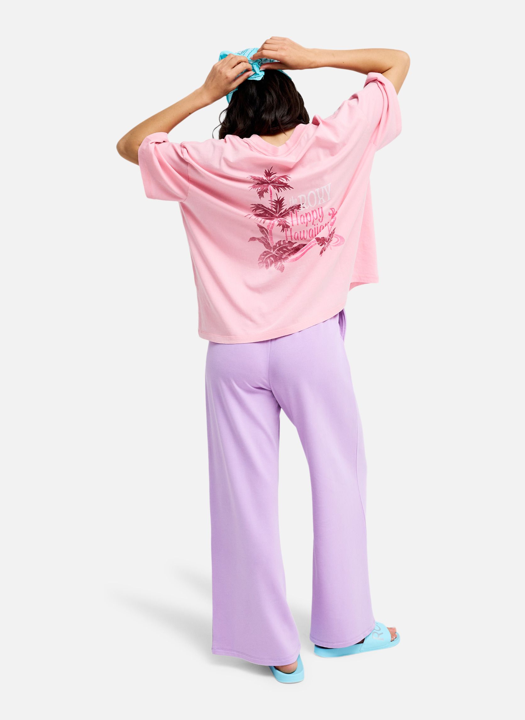 Tee-shirts Talloversize Washed femme rose Roxy Tee-shirts Talloversize Washed femme rose Rose