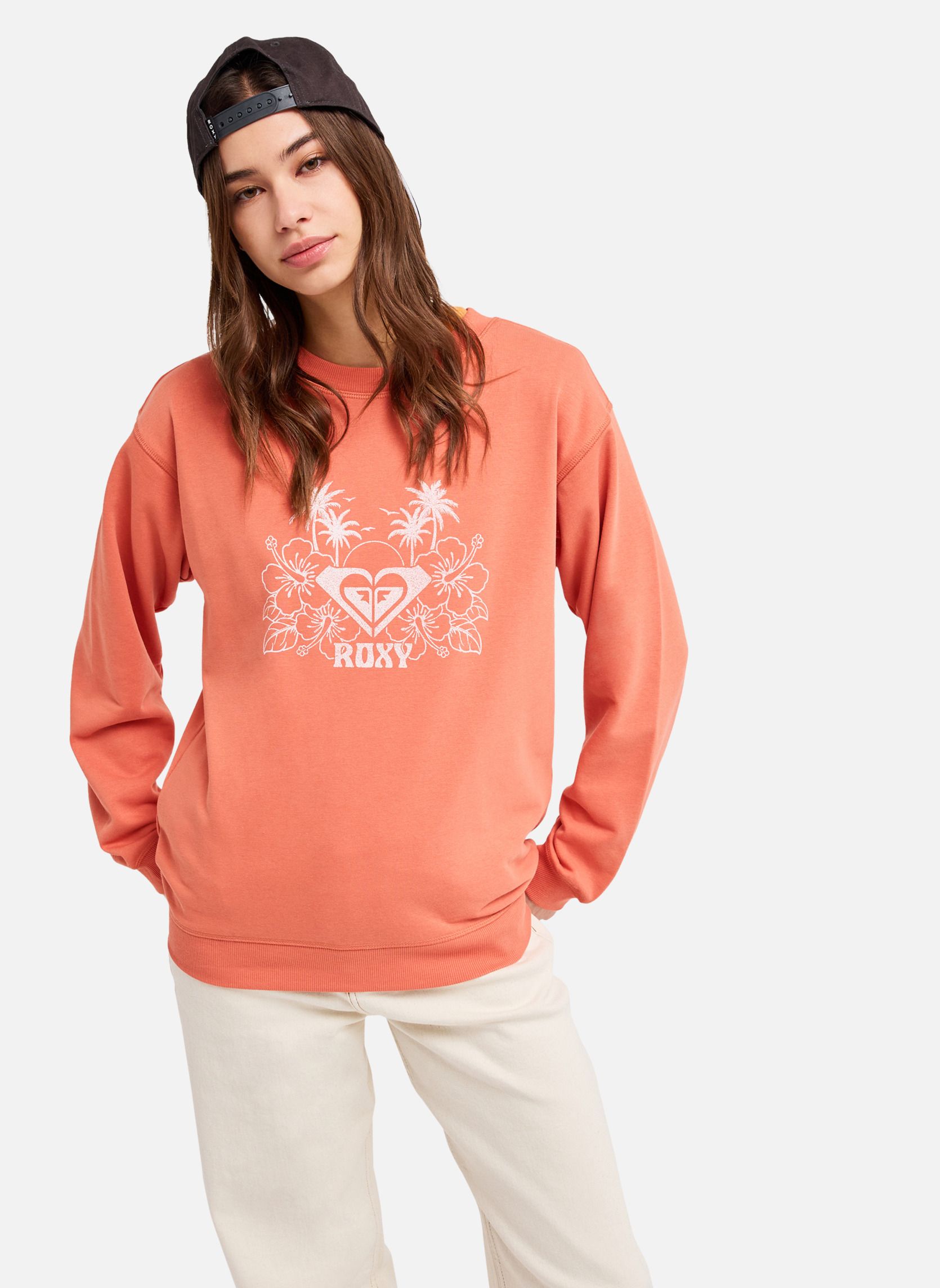Sweats à capuche Surf Stoked Terry Vint femme orange Roxy Sweats à capuche Surf Stoked Terry Vint femme orange Orange