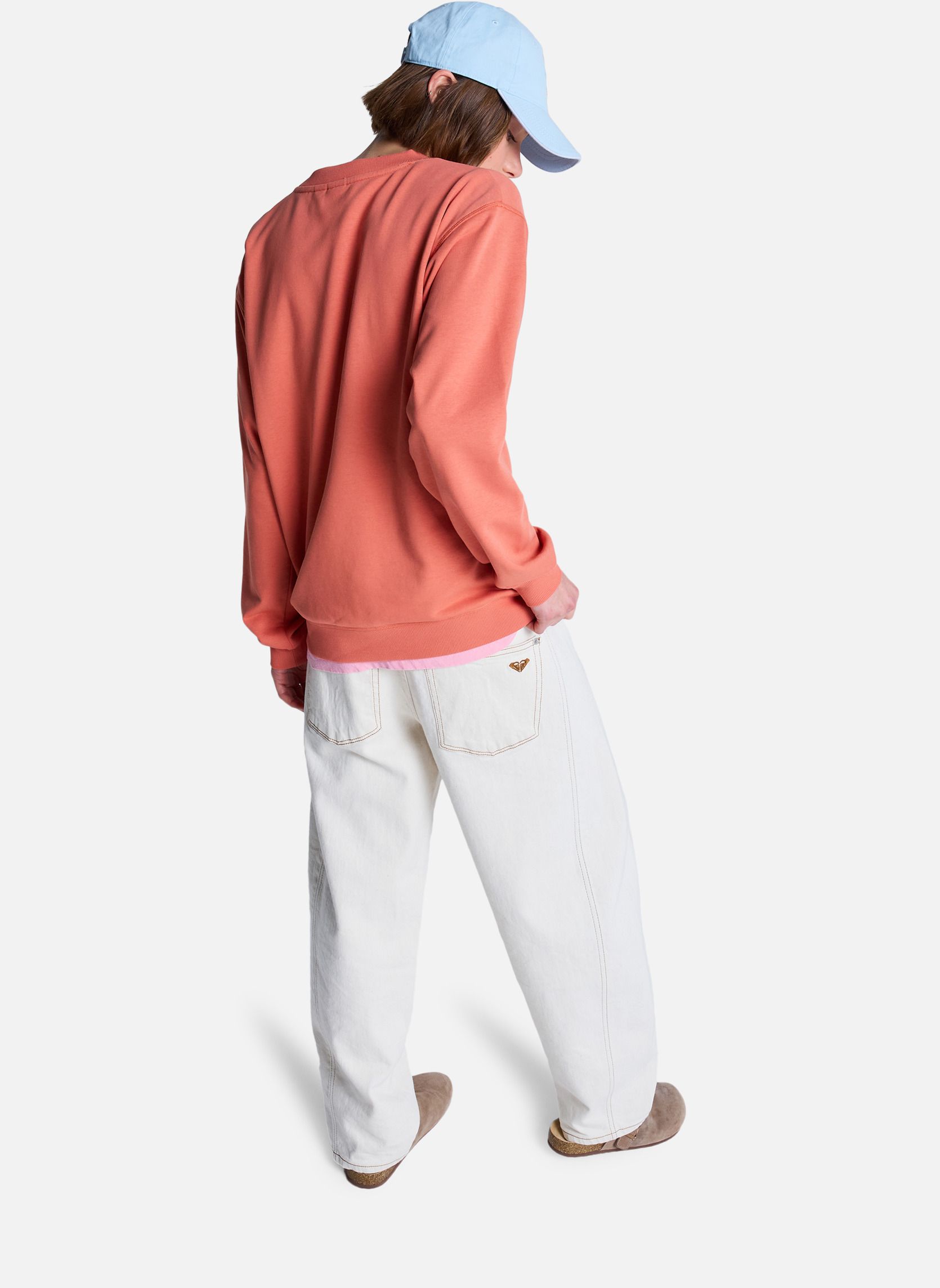 Sweats à capuche Surf Stoked Terry Vint femme orange Roxy Sweats à capuche Surf Stoked Terry Vint femme orange Orange