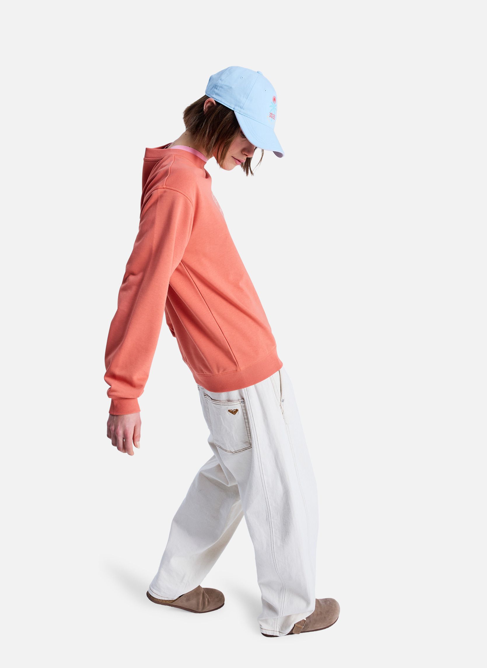 Sweats à capuche Surf Stoked Terry Vint femme orange Roxy Sweats à capuche Surf Stoked Terry Vint femme orange Orange