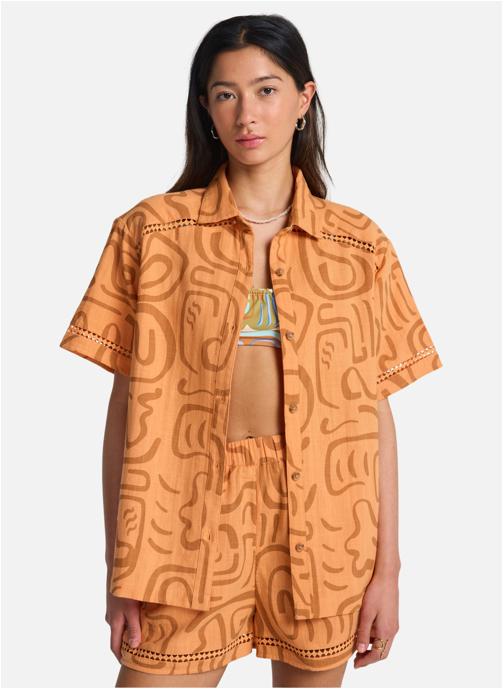 Billabong Chemises Summers End femme orange