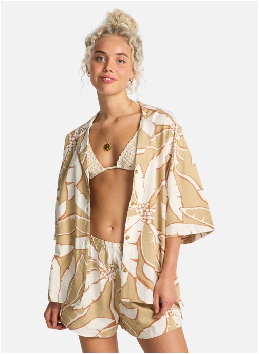 Billabong Chemises Beach Side femme marron
