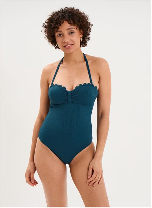 WAMEA BEACH 1 pièce 1 pièce - RNAVENUSTEXTURE1PI1 femme bleu