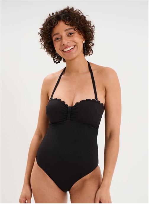 WAMEA BEACH 1 pièce 1 pièce - RNAVENUSTEXTURE1PI1 femme noir