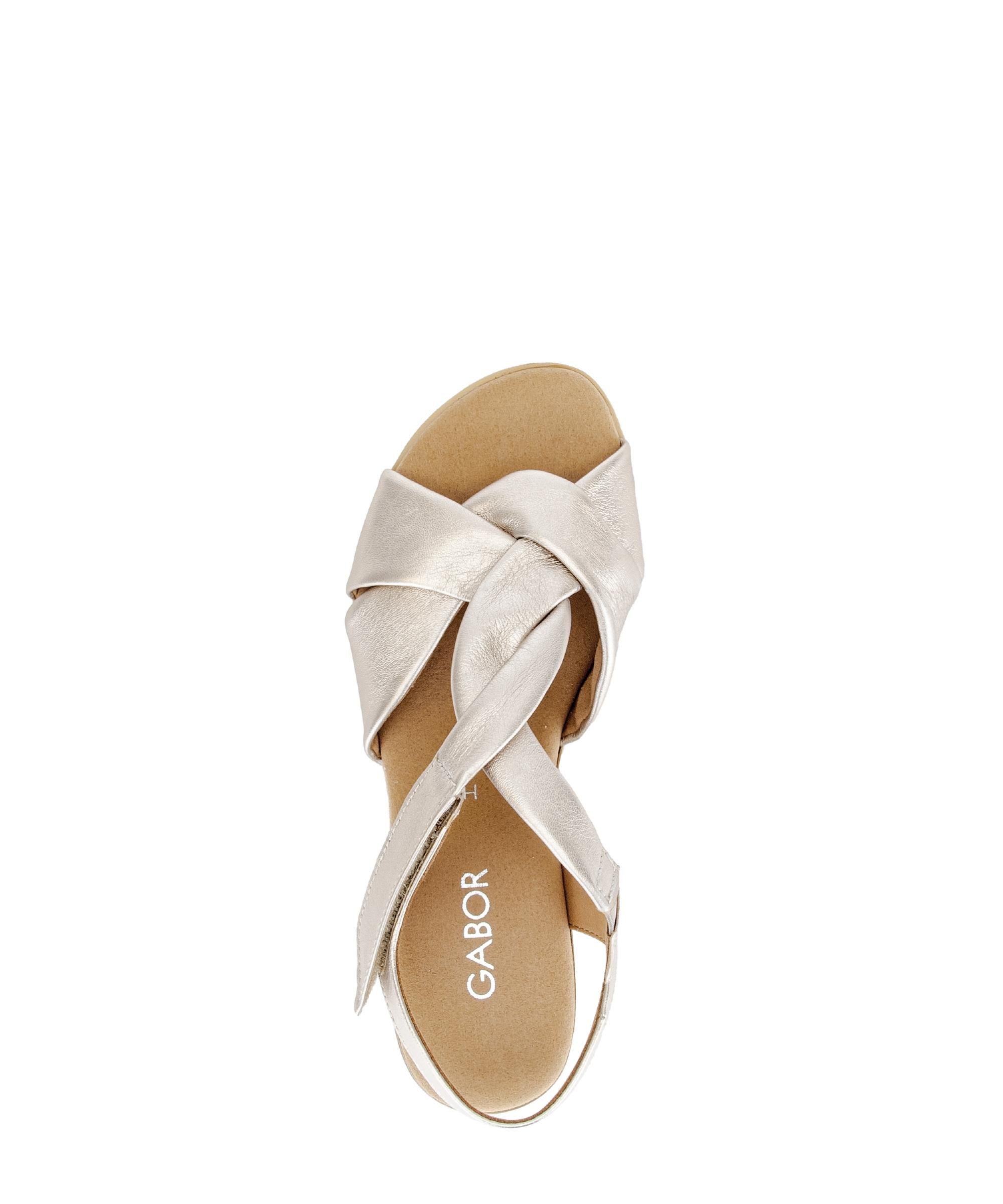 Sandales 82.761 femme or et bronze Gabor Sandales 82.761 femme or et bronze Or