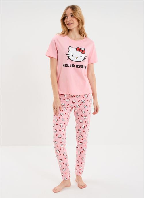 Hello Kitty Combinaisons Pyjama - SHLPYJLG_HELLOKITTY femme rose
