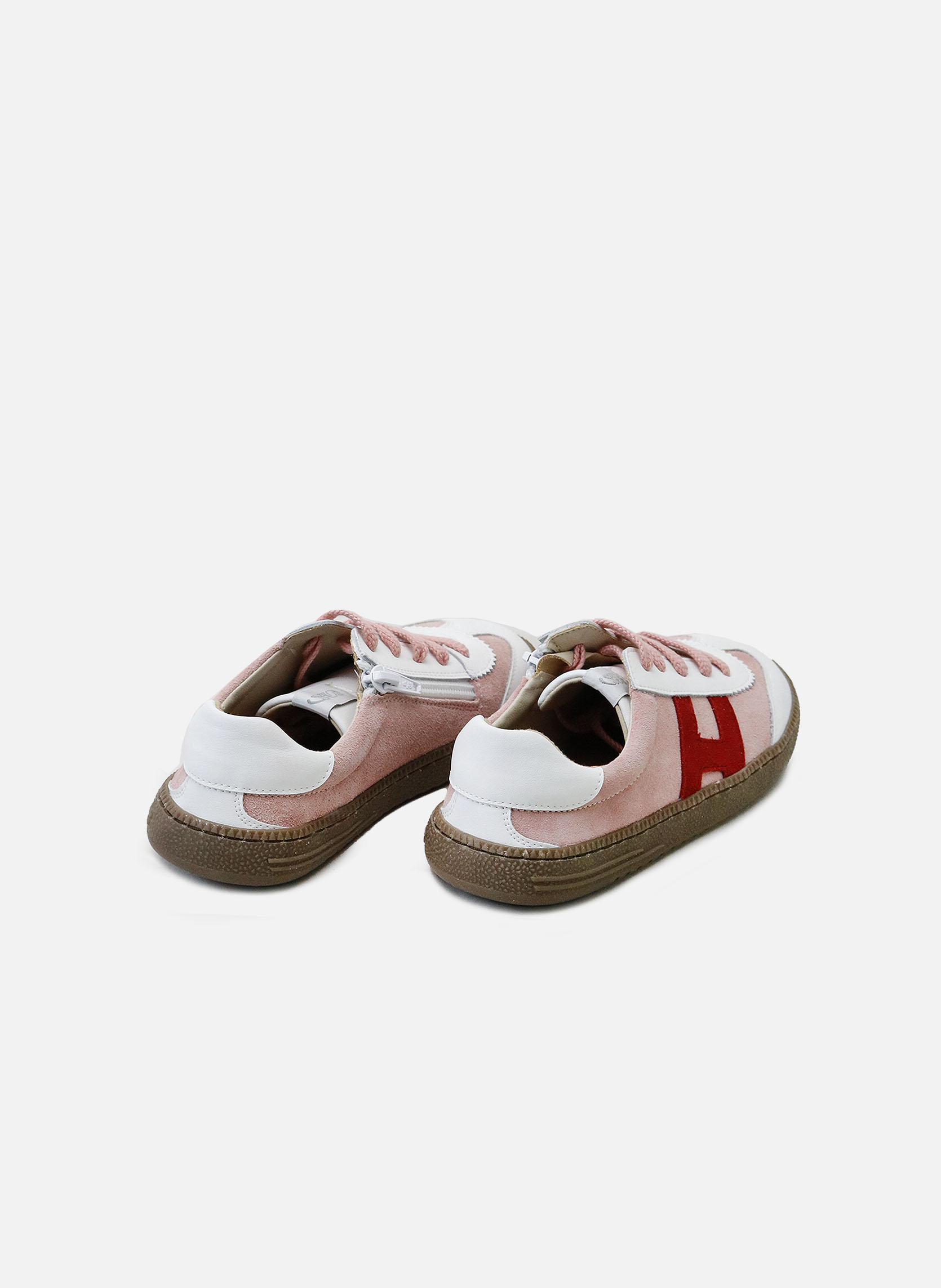 Baskets basses Baskets cuir 58012AN-NAPA-BLANCO Rosa fille rose Eli 1957 Baskets basses Baskets cuir 58012AN-NAPA-BLANCO Rosa fille rose Rose