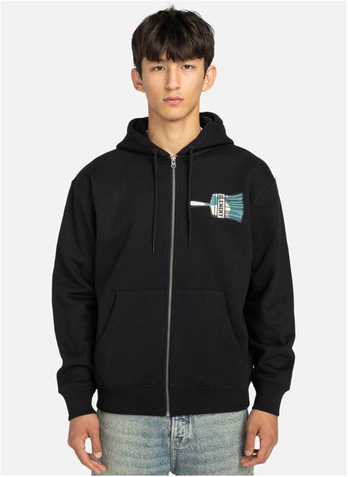Element Sweats à capuche Paint Brush homme noir