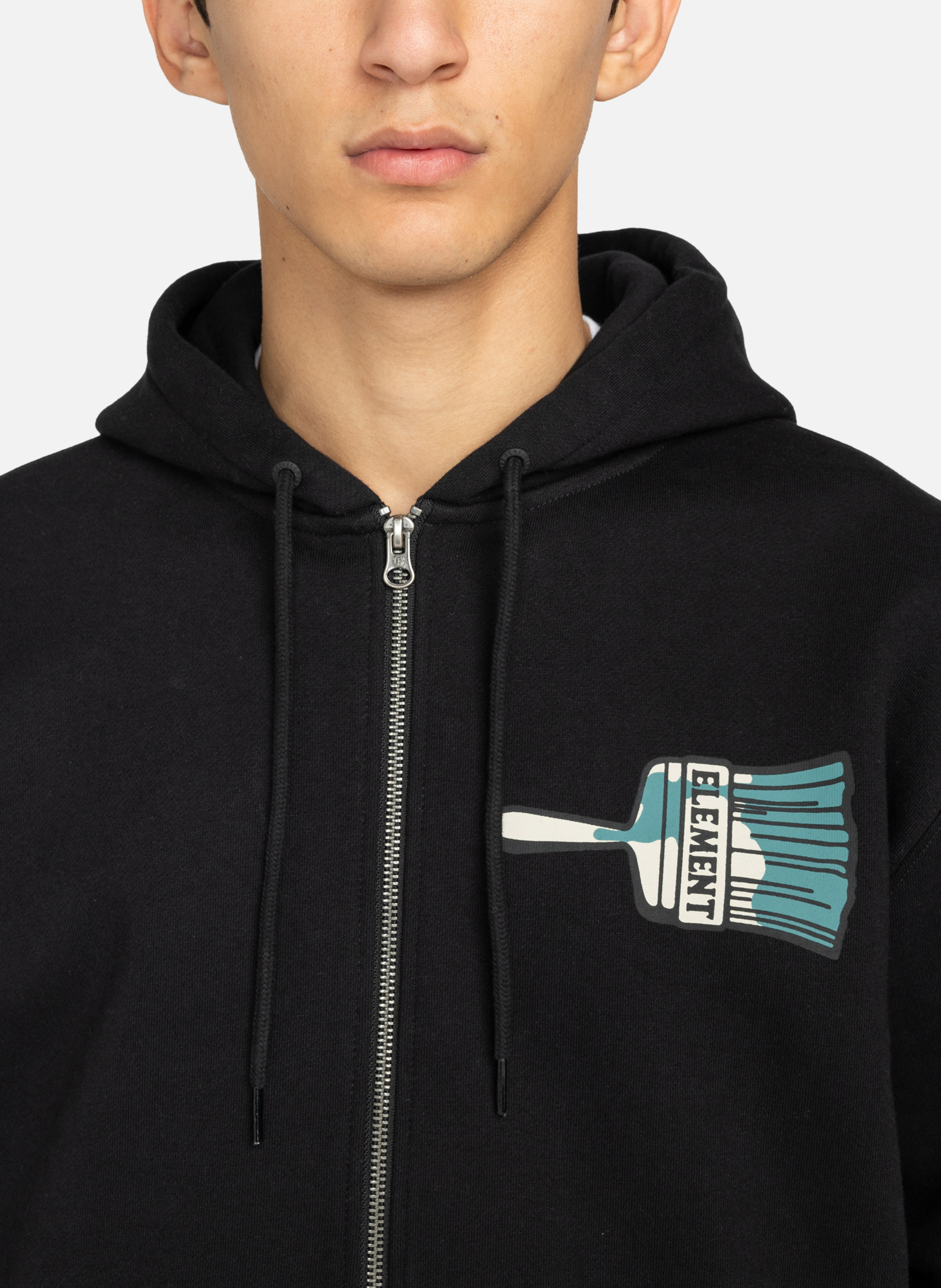 Sweats à capuche Paint Brush homme noir Element Sweats à capuche Paint Brush homme noir Noir